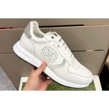 Gucci Calfskin Men's Sneakers with Interlocking G 05 2024