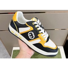 Gucci Leather Men's Basket Sneakers with Interlocking G 03 2024