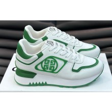 Givenchy Calfskin GIV 1 G4 Men's Sneakers White/Green 2024