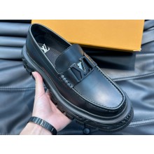 Louis Vuitton Men's LV Baroque Derby Calf leather Black 1ACDFN 2024