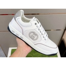 Gucci Leather Men's Basket Sneakers with Interlocking G 13 2024