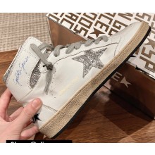 Golden Goose Deluxe Brand GGDB Sky-Star Women/Men Sneakers Beige/Silver 2024