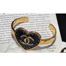 Chanel Gold & Blue Metal Cuff Bracelet ABC721 2024