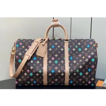 Louis Vuitton Monogram Craggy Keepall Bandoulière 50 Bag M24901 Brown 2024