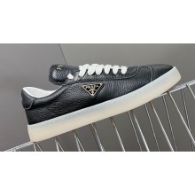 Prada Lane leather Women/Men Sneakers with enameled triangle 2EE394 07 2024
