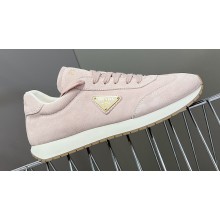Prada leather Men's Sneakers with enameled triangle 02 2024
