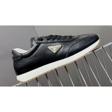Prada leather Men's Sneakers with enameled triangle 07 2024