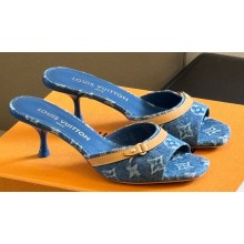 Louis Vuitton Monogram denim Neo Revival Mules New LV Remix 2024