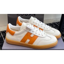Hogan Cool Women/Men Sneakers in Suede White/Orange 2024