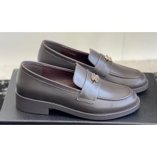 Chanel Calfskin Moccasins G45504 Coffee 2024