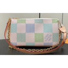 Louis Vuitton Damier Giant canvas Pochette Accessoires Bag N40642 Pistachio Green 2024