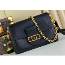 Louis Vuitton Dauphine Soft MM Bag M25209 Black 2024