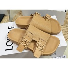 Loewe Ease Women/Men slides in goatskin Apricot 2024