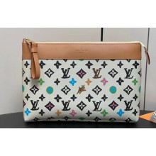 Louis Vuitton Monogram Craggy Canvas Pochette Voyage Souple Bag M83568 Vanilla 2024