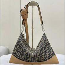 Fendi After crossbody bag Brown FF fabric 2024
