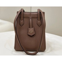 Fendi Origami Mini bag Brown leather that can be transformed 2024