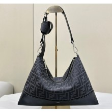 Fendi After crossbody bag Black FF fabric 2024