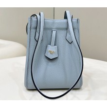 Fendi Origami Mini bag Light Blue leather that can be transformed 2024