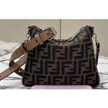 Fendi Mini After bag Brown FF fabric 2024