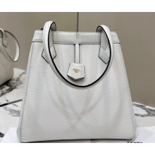 Fendi Origami Medium bag White leather that can be transformed 2024