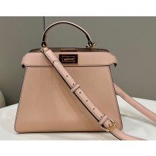 Fendi Peekaboo ISeeU Small Bag in nappa Leather Nude Pink 2024