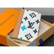 Louis Vuitton Monogram Craggy canvas Pocket Organizer Wallet M83336 Vanilla 2024