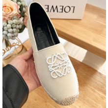 Loewe anagram Canvas Espadrilles Beige 2024