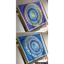 Hermes scarf 90x90cm in silk twill Top Quality 113 2024