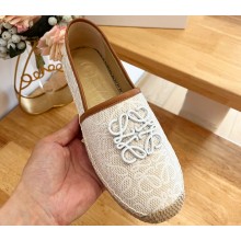 Loewe anagram Print Canvas Espadrilles Beige 2024