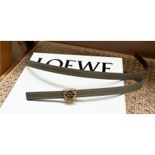 Loewe Width 1cm Reversible Anagram cube belt in smooth calfskin 06