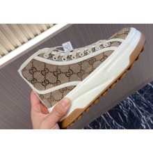 Gucci Tennis 1977 Women's GG high top sneakers 746768 Beige 2024