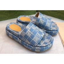 Gucci GG platform slide sandals 16 2024 