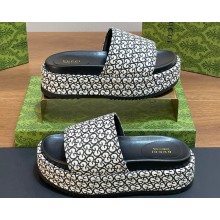Gucci GG platform slide sandals 08 2024 