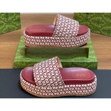 Gucci GG platform slide sandals 11 2024 