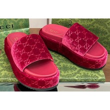Gucci GG platform slide sandals 04 2024 