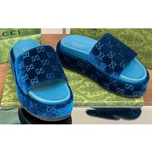 Gucci GG platform slide sandals 03 2024 