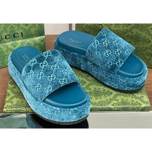 Gucci GG platform slide sandals 02 2024 