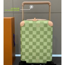 Louis Vuitton Damier Golf Canvas Horizon 55 Luggage Bag Green 2024