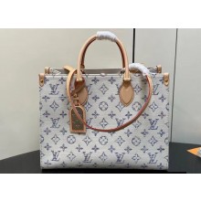 Louis Vuitton Monogram jacquard fabric OnTheGo MM Bag M24708 Multicolor Beige 2024