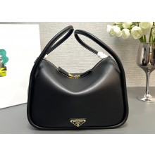 Prada Leather handbag 1BA451 Black 2024