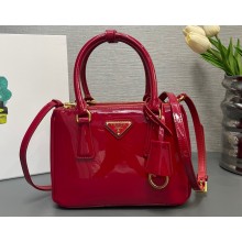 Prada Prada Galleria patent leather mini bag 1BA906 Red 2024