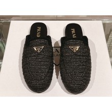 Prada Crochet mules Black 2024
