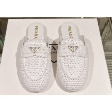 Prada Crochet mules White 2024