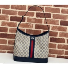 Gucci Web Ophidia GG medium shoulder bag 781392 Beige/Blue 2024