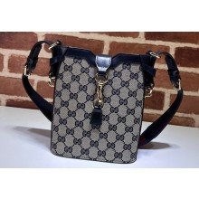Gucci Original GG mini bucket shoulder bag 782919 Beige/Blue 2024