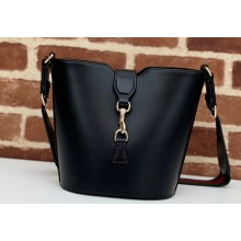 Gucci mini bucket shoulder bag 782908 leather Black 2024