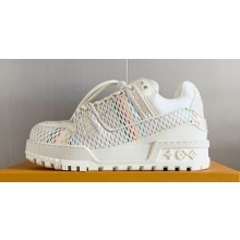 Louis Vuitton LV Trainer Maxi Men's Sneakers Damier pattern Beige Top Quality 2024