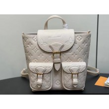 Louis Vuitton Monogram Empreinte leather Backup Backpack Bag M47106 Cream 2024