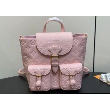 Louis Vuitton Monogram Empreinte leather Backup Backpack Bag M47074 Pink 2024