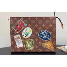 Louis Vuitton Monogram Canvas Toilet Pouch Bag Flight Mode M83487 2024
